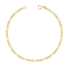 دستبند طلا 18 عیار فیگارو لایت