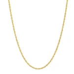 زنجیر طلا 18 عیار طنابی سوپر لایت 40 سانت