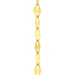 زنجیر طلا 18 عیار پولکی سوپر لایت 40 سانت