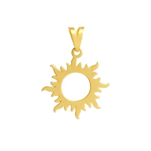 پلاک طلا خورشید کد 73