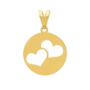 پلاک طلا قلب کد 78