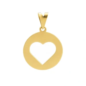 پلاک طلا قلب کد 82