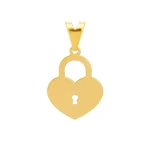 پلاک طلا قفل کد 89